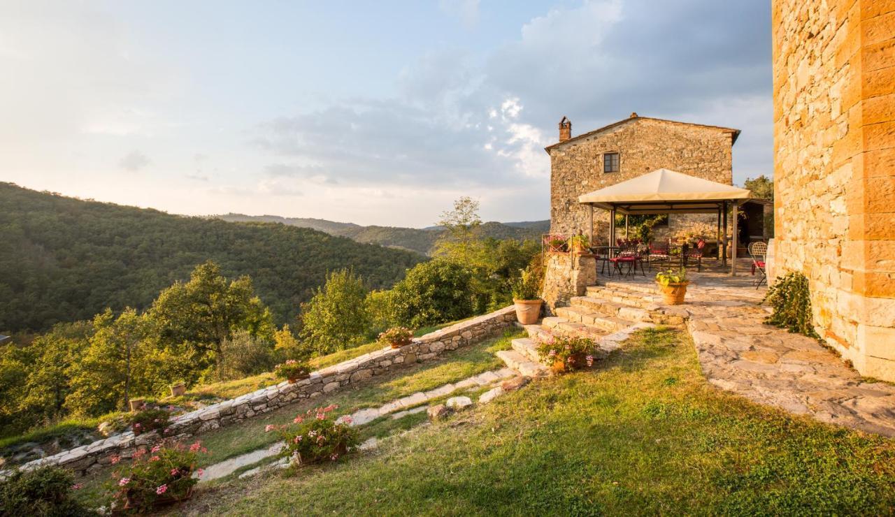 Borgo Livernano - Farmhouse With Pool Radda in Chianti Kültér fotó