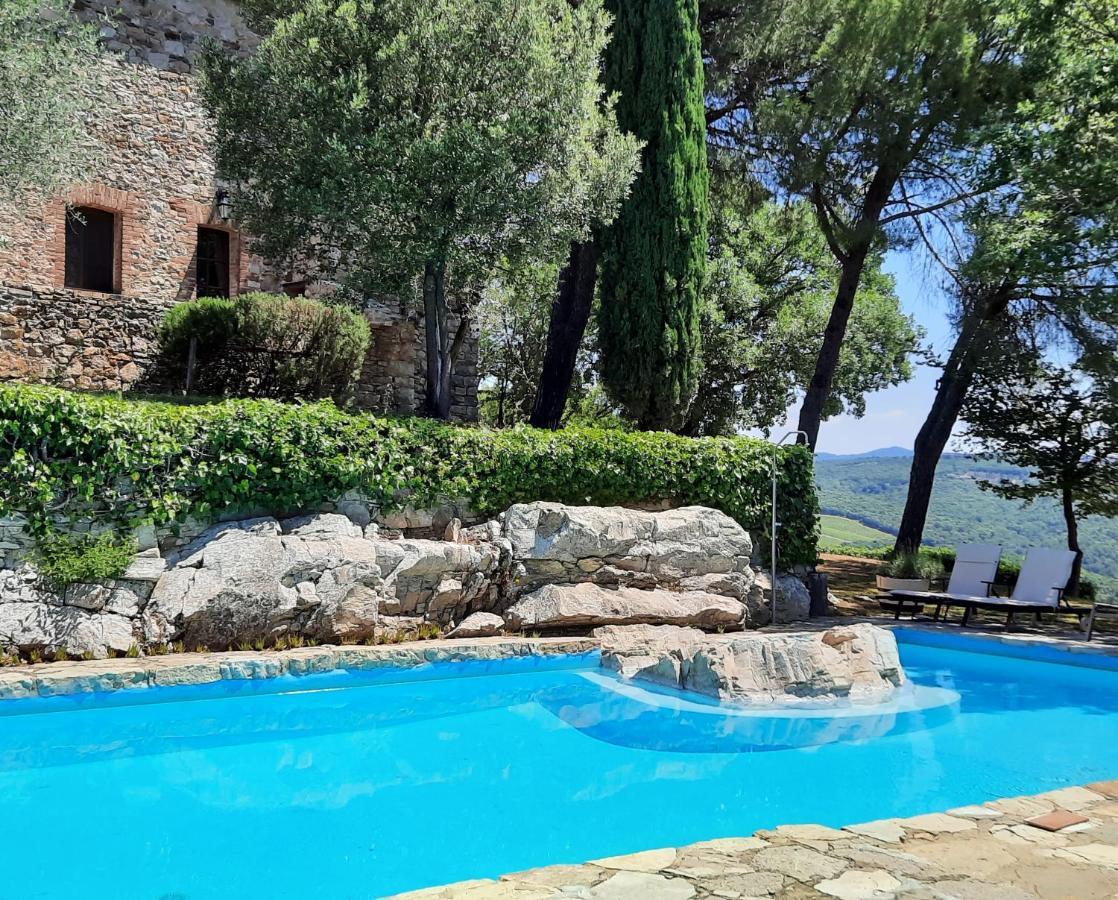 Borgo Livernano - Farmhouse With Pool Radda in Chianti Kültér fotó